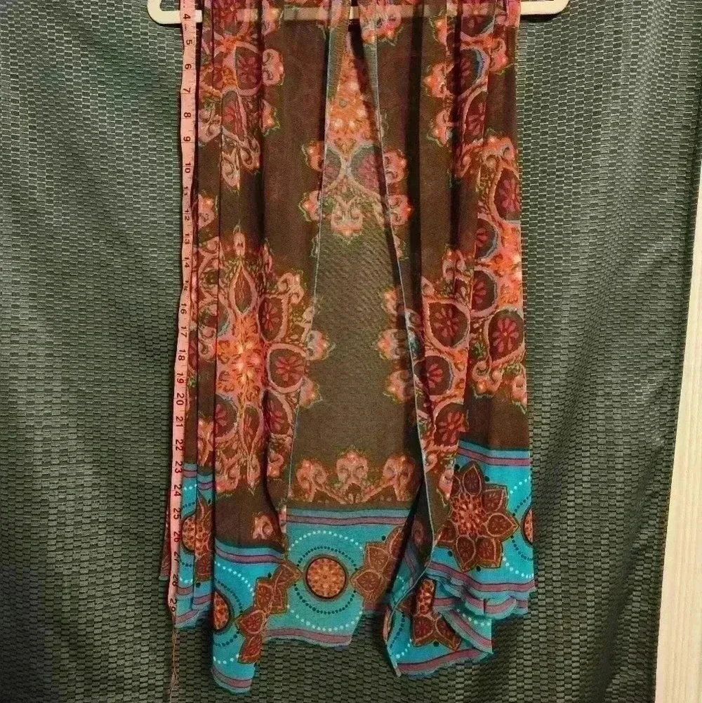 PRETTY INC Sheer Cardigan Vest Wrap